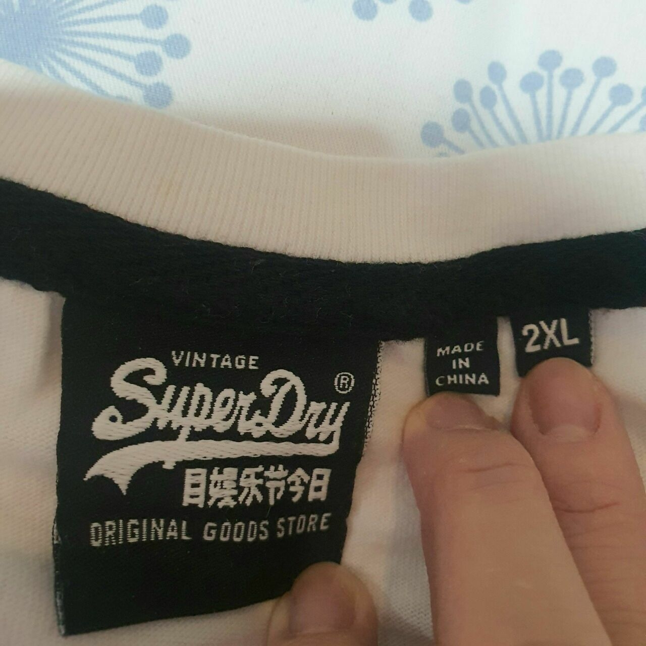 Superdry White Kaos For Men