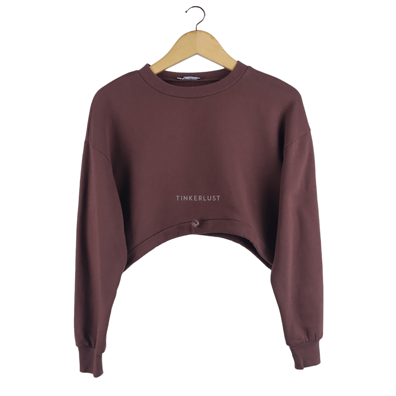 Zara Brown Crop Sweater