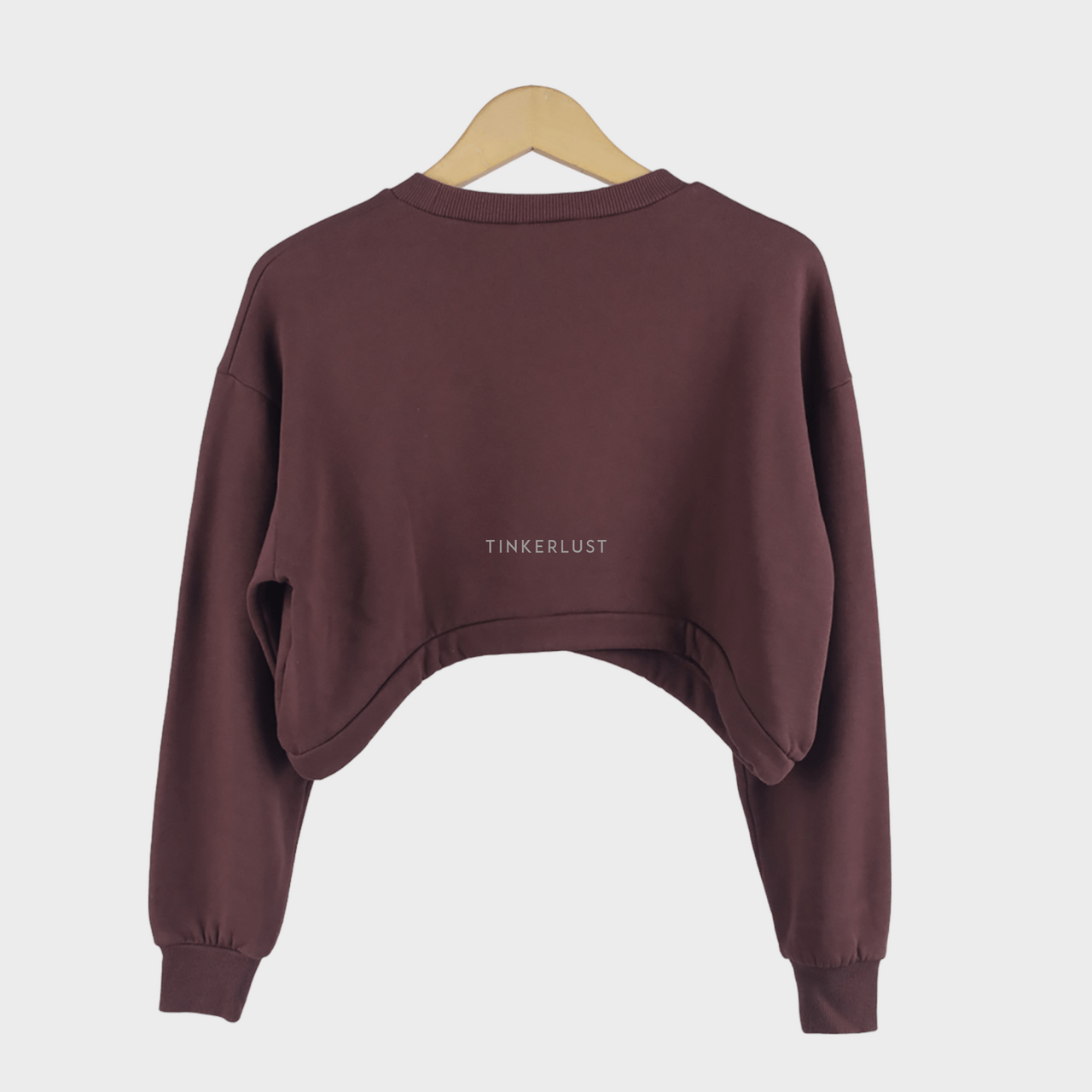 Zara Brown Crop Sweater