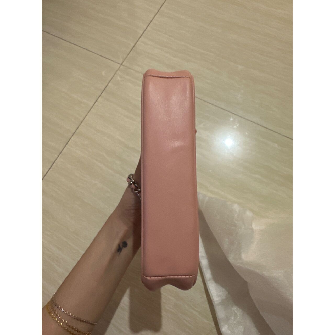Coach Large Wristlet 19 Pink Pastel Handbag