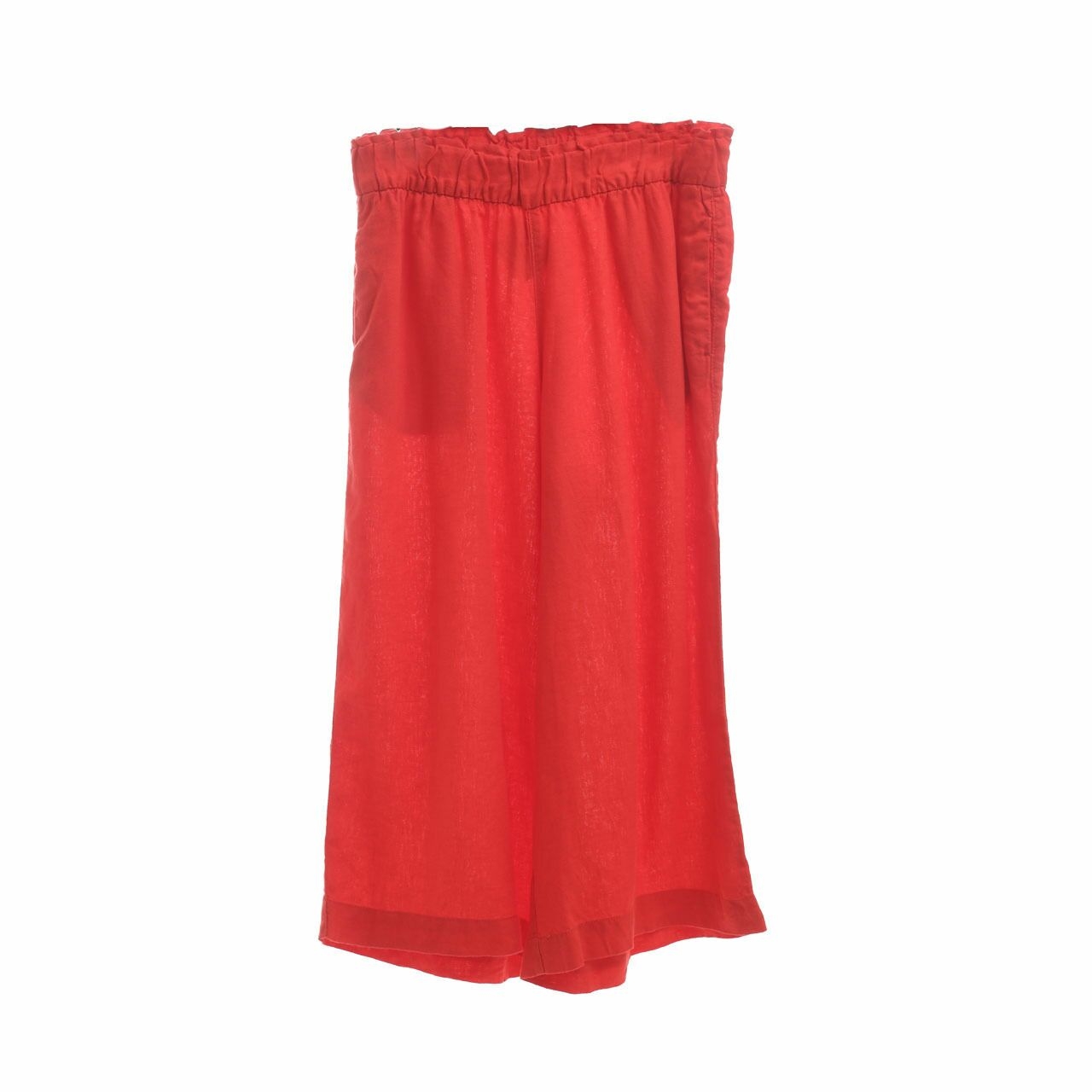 Marks & Spencer Red Cullotes Long Pants