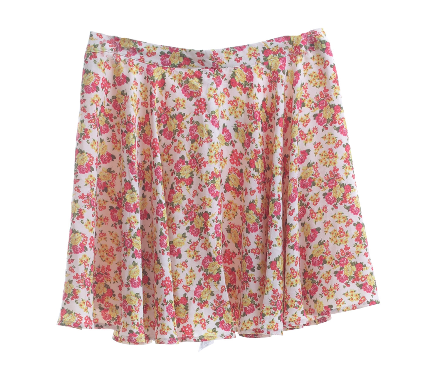 Forever 21 Multi Color Floral Mini Skirt