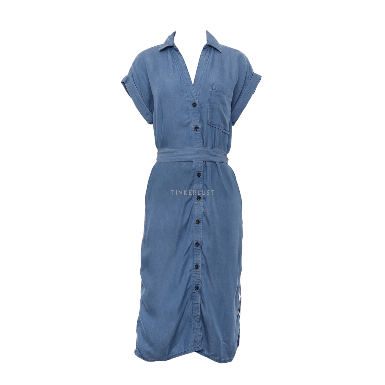 Marks & Spencer Blue Midi Dress