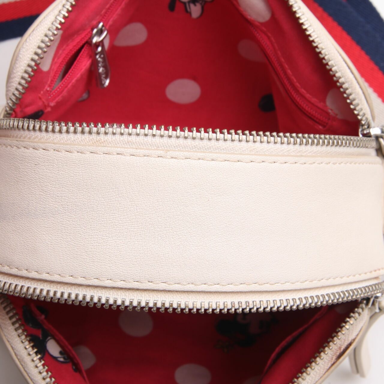 Cath Kidston x Disney Beige Leather Sling Bag