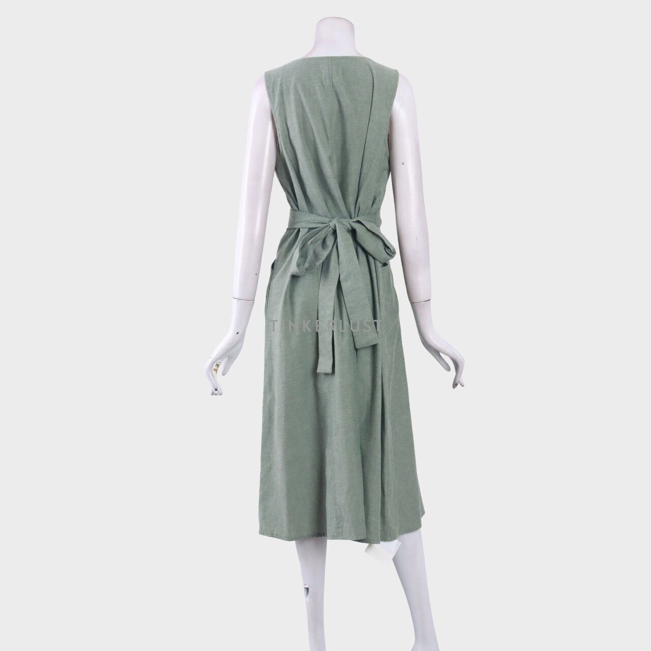 Maven Sage Green Midi Dress