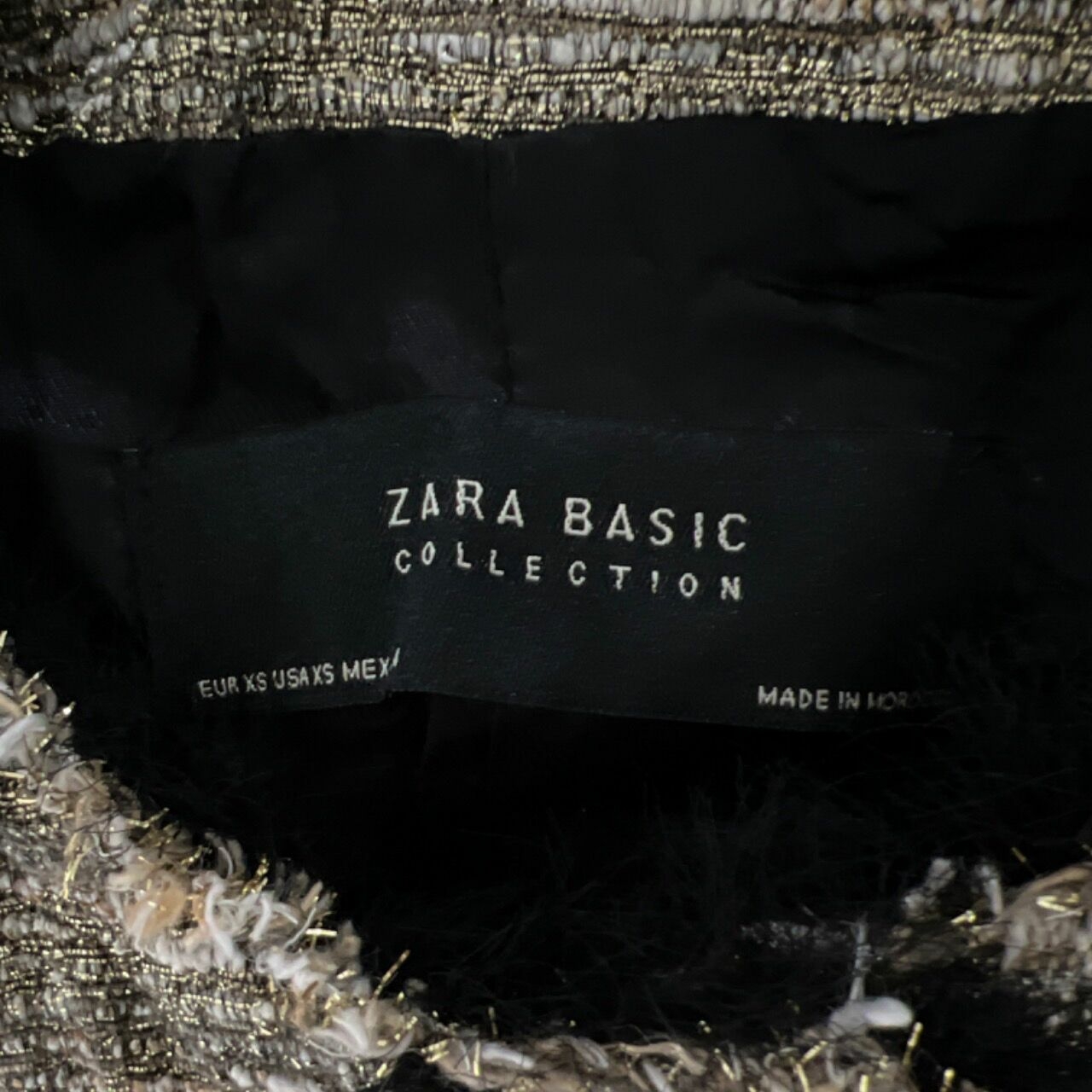 Zara Gold Blazer