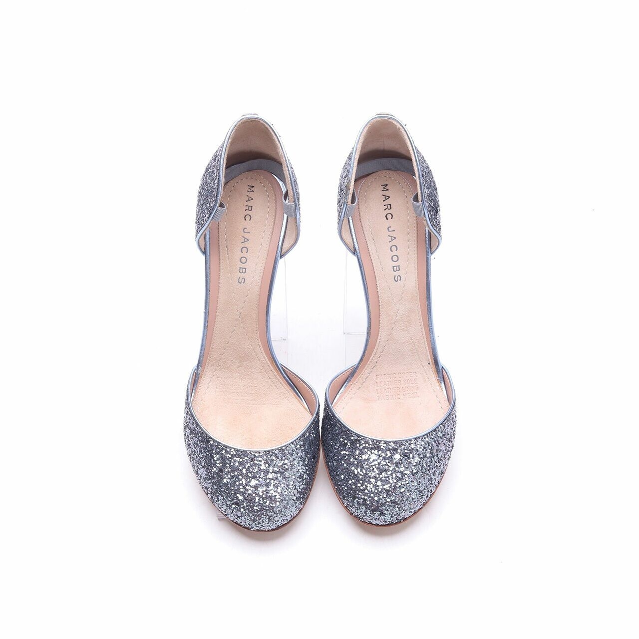Marc Jacobs Glitter Grey Heels