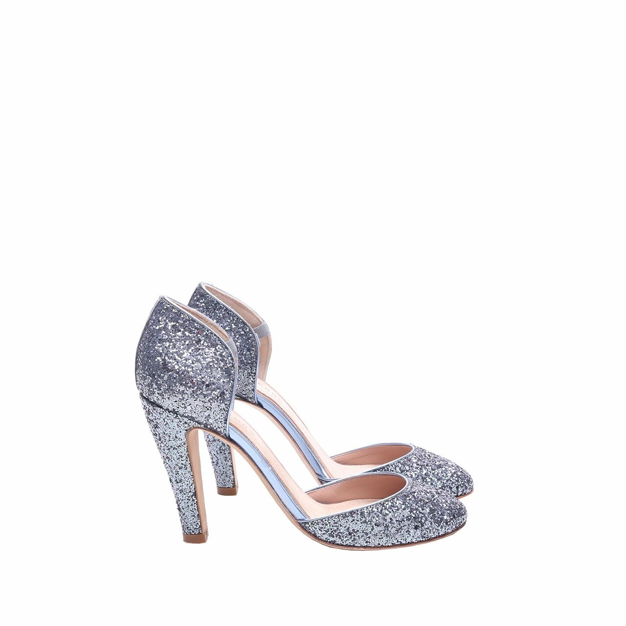 Marc Jacobs Glitter Grey Heels