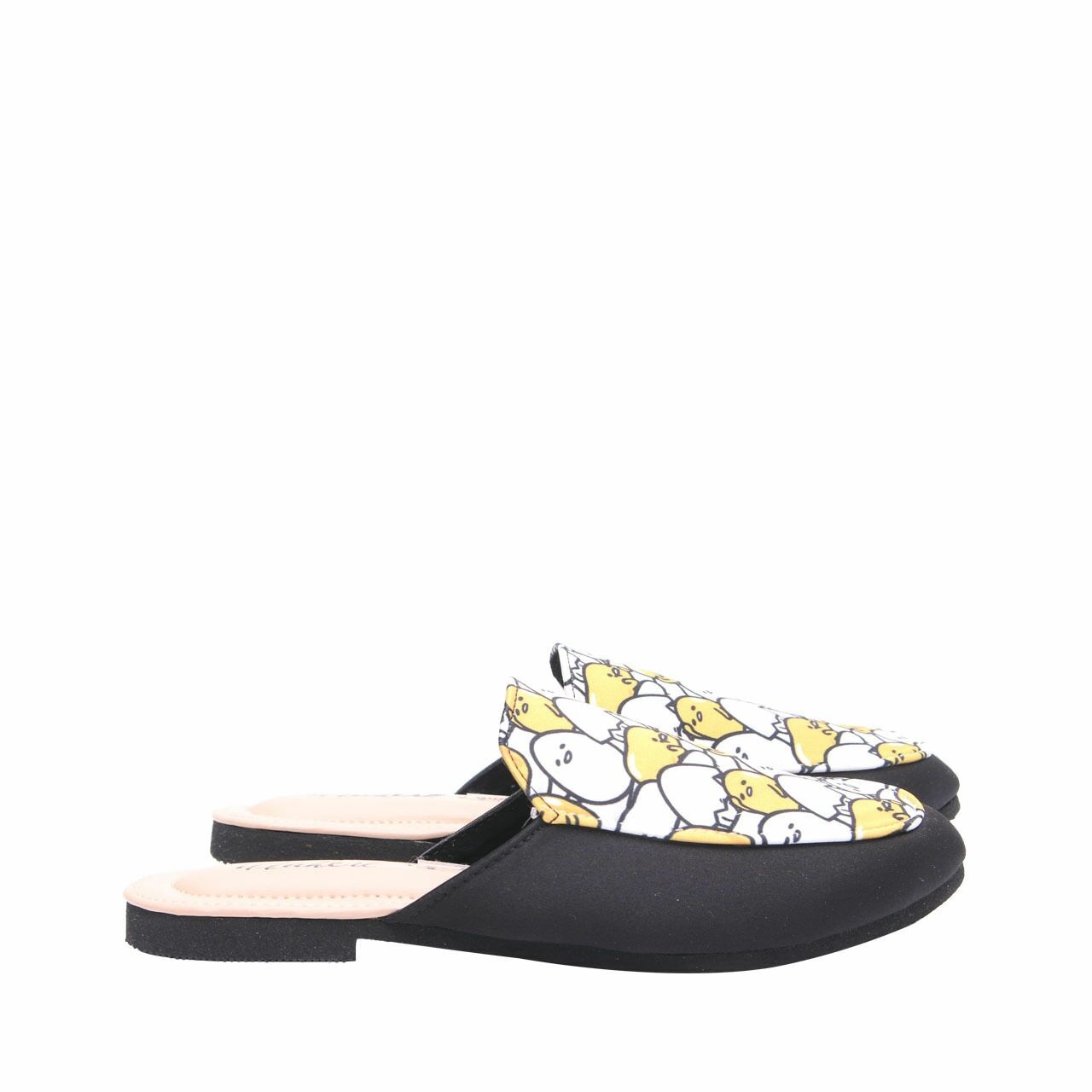 Ittaherl Black The Lazy Egg Sitprers Mules Sandals