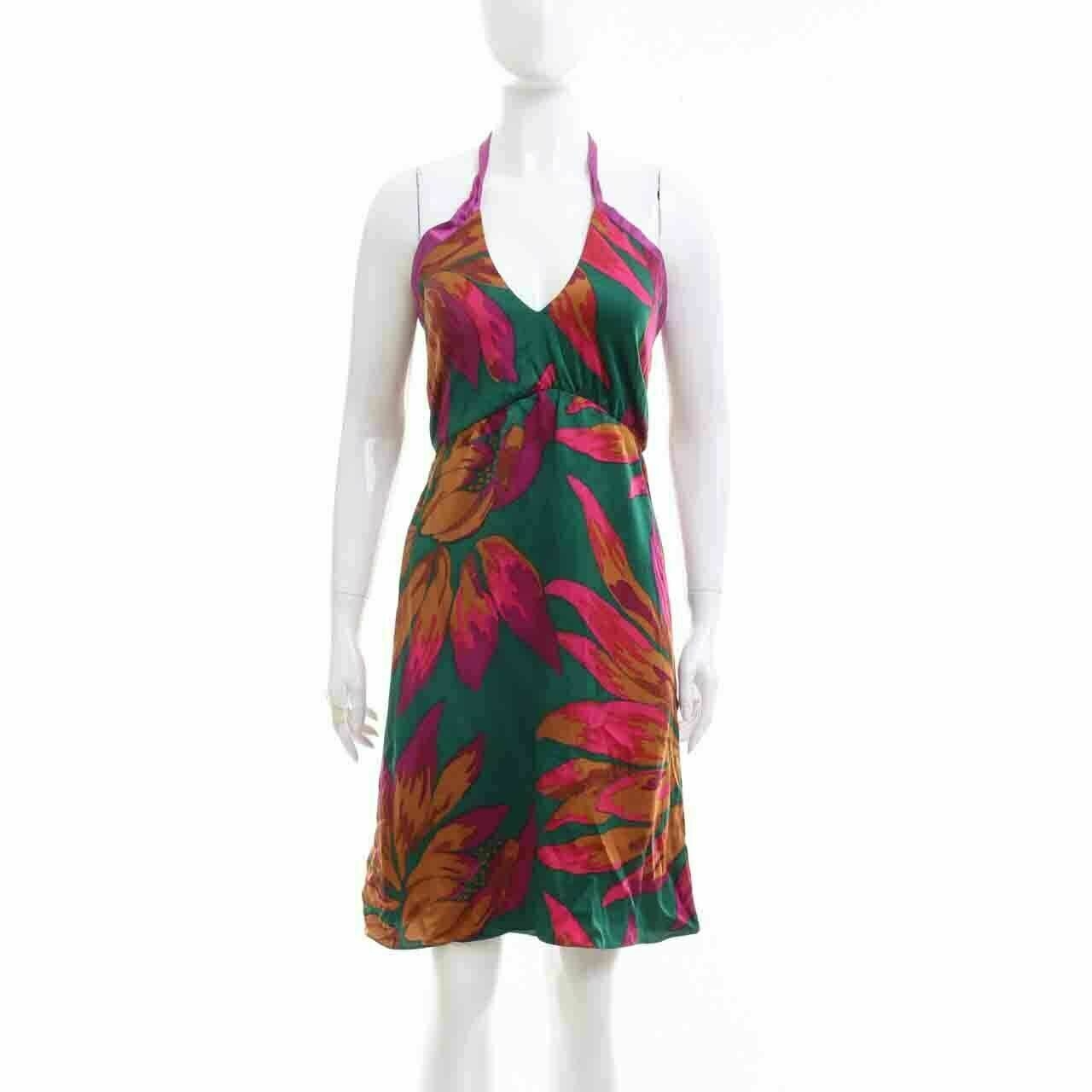Private Collection Multicolour Halter Mini Dress