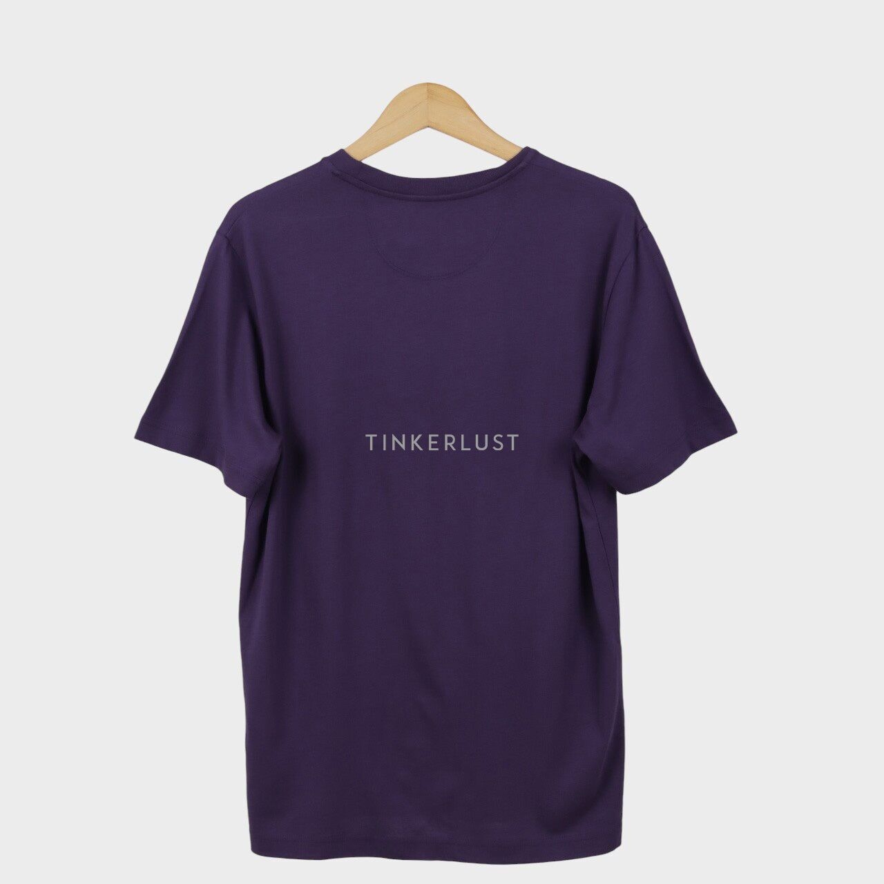 Coach Horse and Carriage Purple Cotton T-Shirt