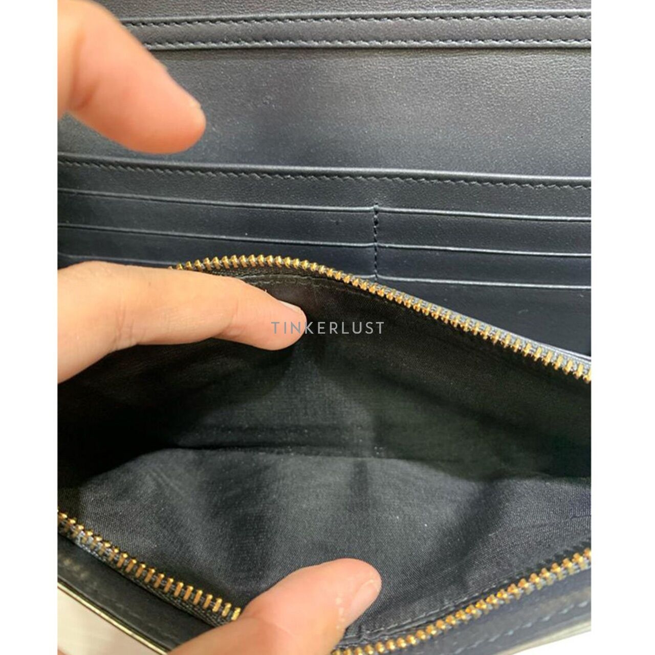 Christian Dior Diorama WOC Large Silver 2018 GHW Sling Bag