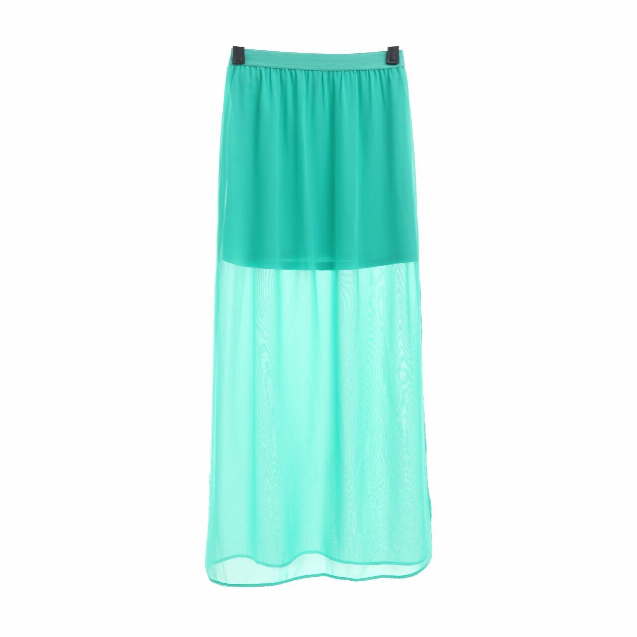 H&M Tosca Sheer Slit Maxi Skirt