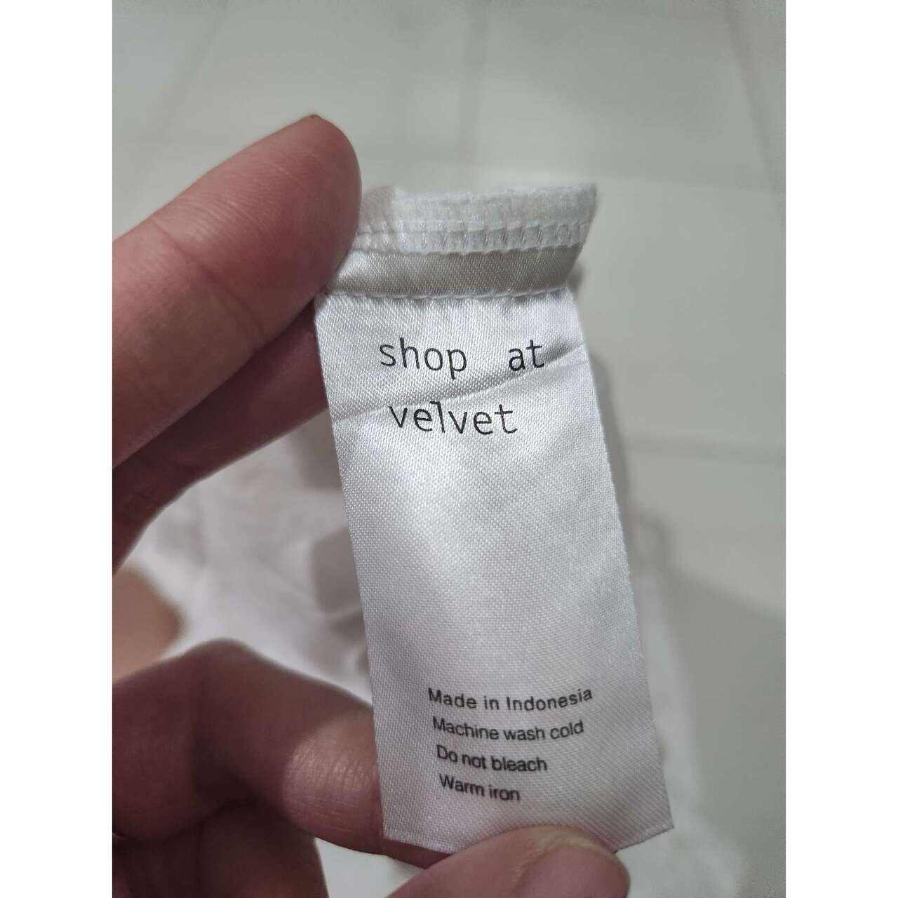 Shop At Velvet White Shirt