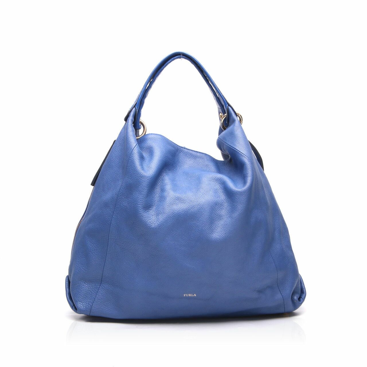 Furla Blue Hobo Shoulder Bag