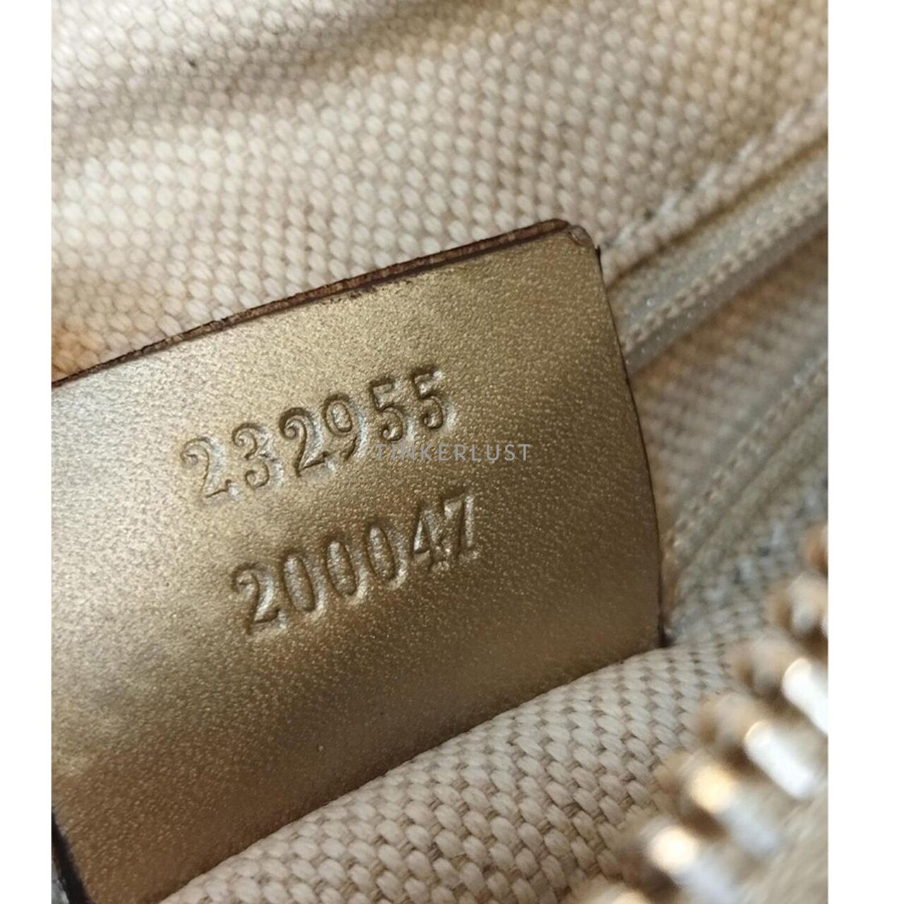 Gucci Brown Diamante Canvas Sukey Shoulder Bag
