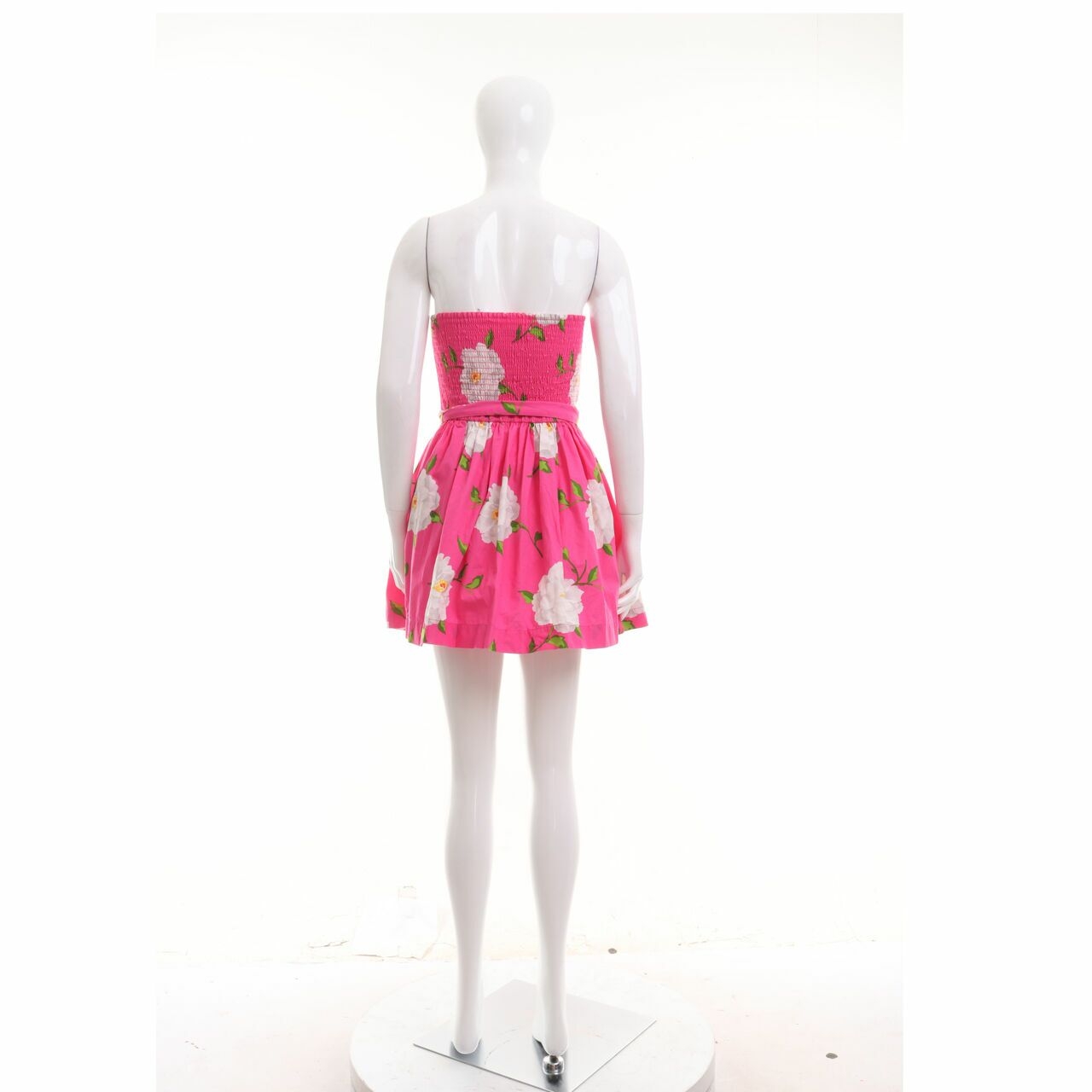 Abercrombie & Fitch Pink Floral Tube Mini Dress