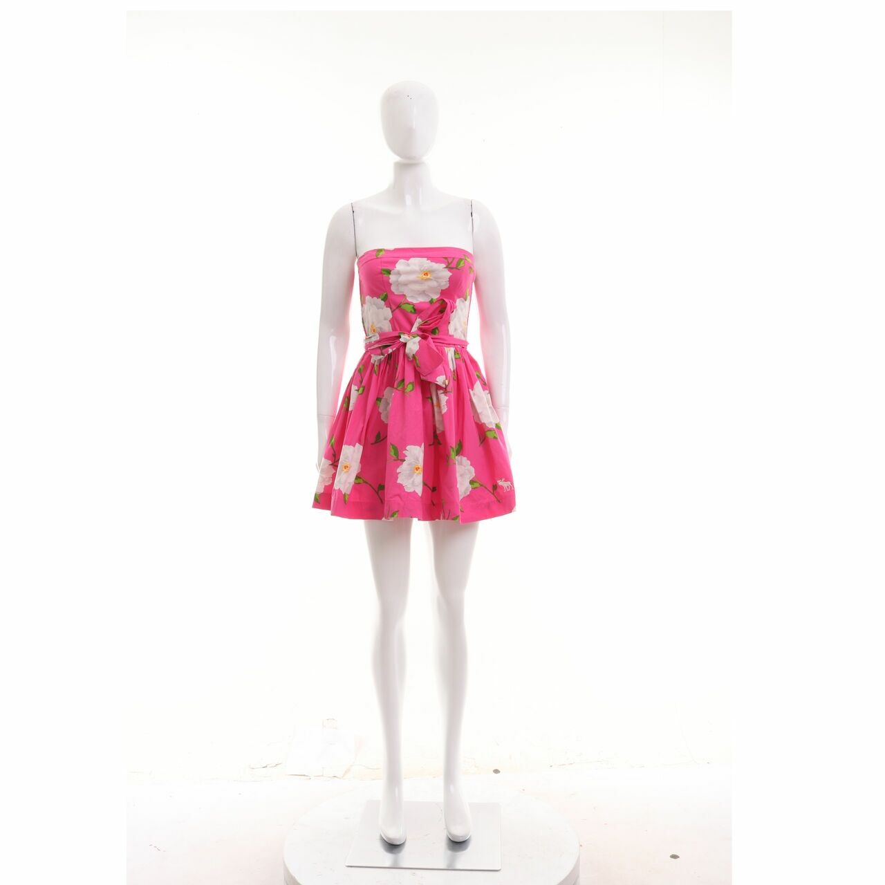 Abercrombie & Fitch Pink Floral Tube Mini Dress