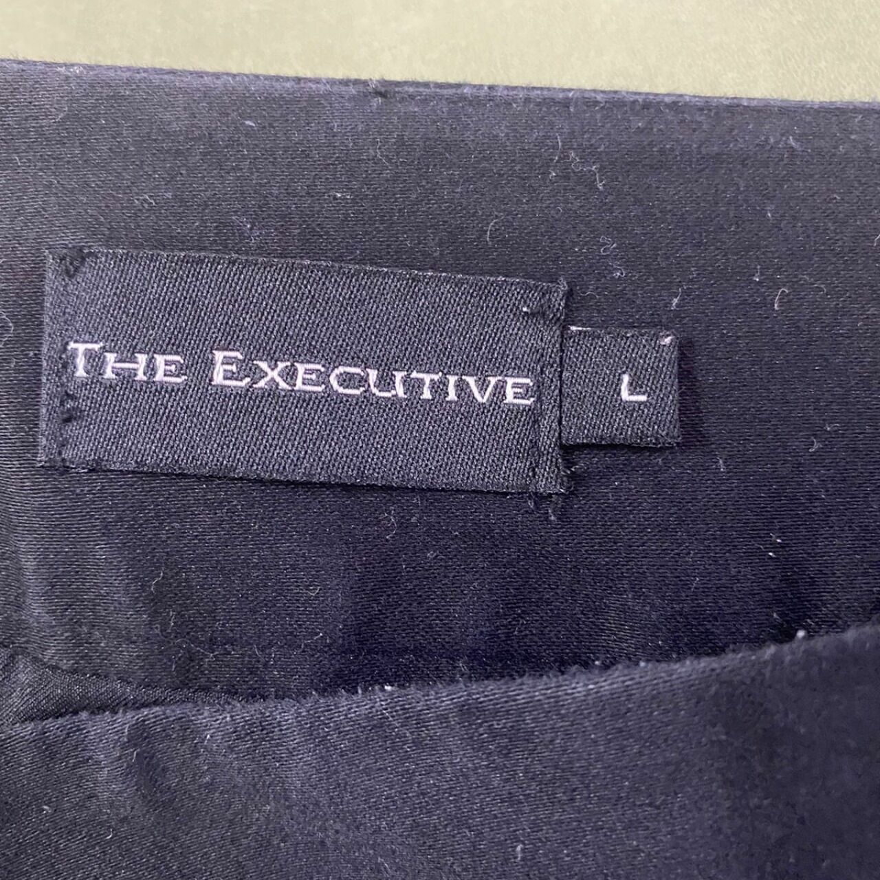 The Executive Black Midi Skirt