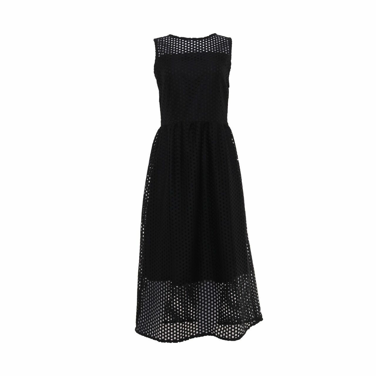 H&M Black Midi Dress