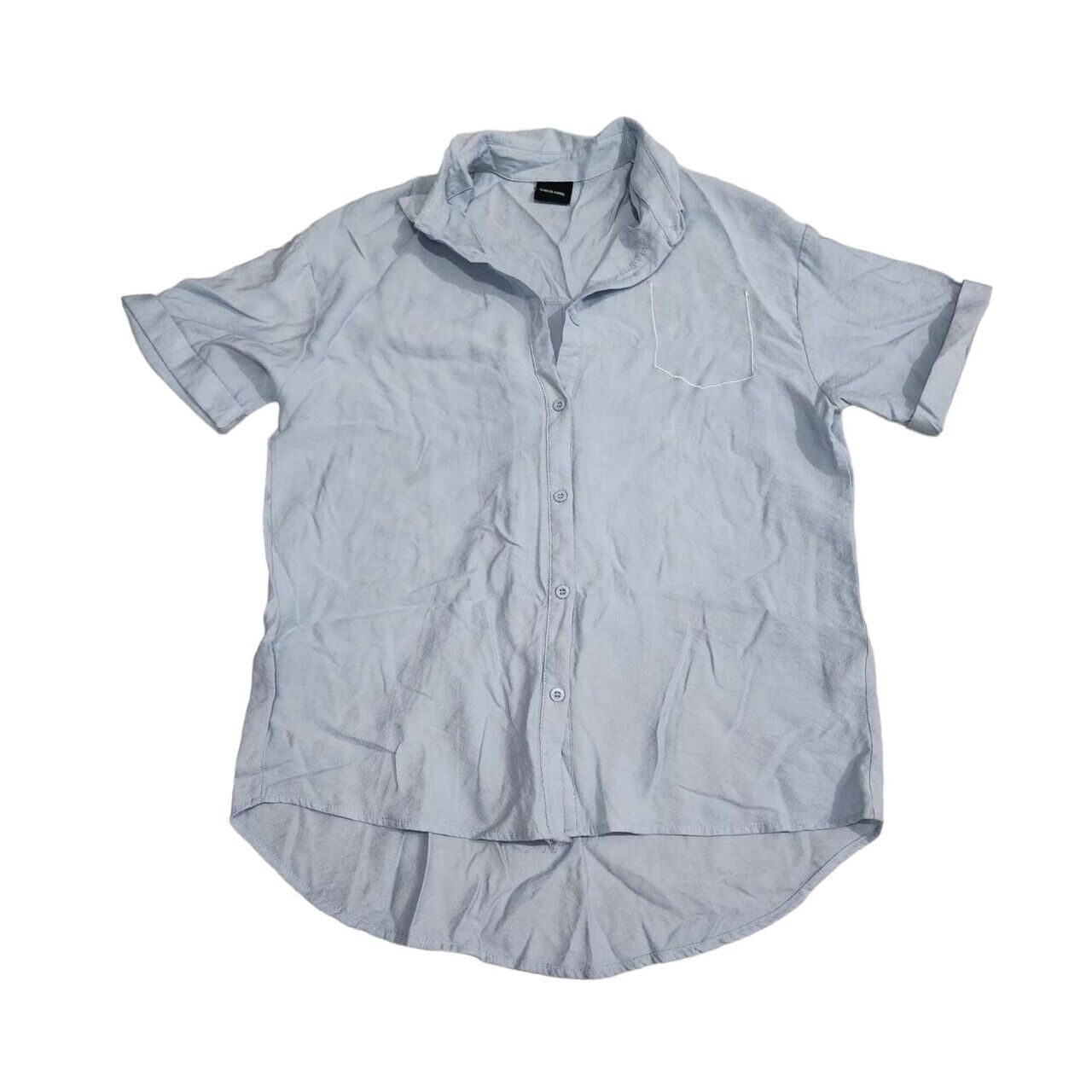 This is April Blue Shirt