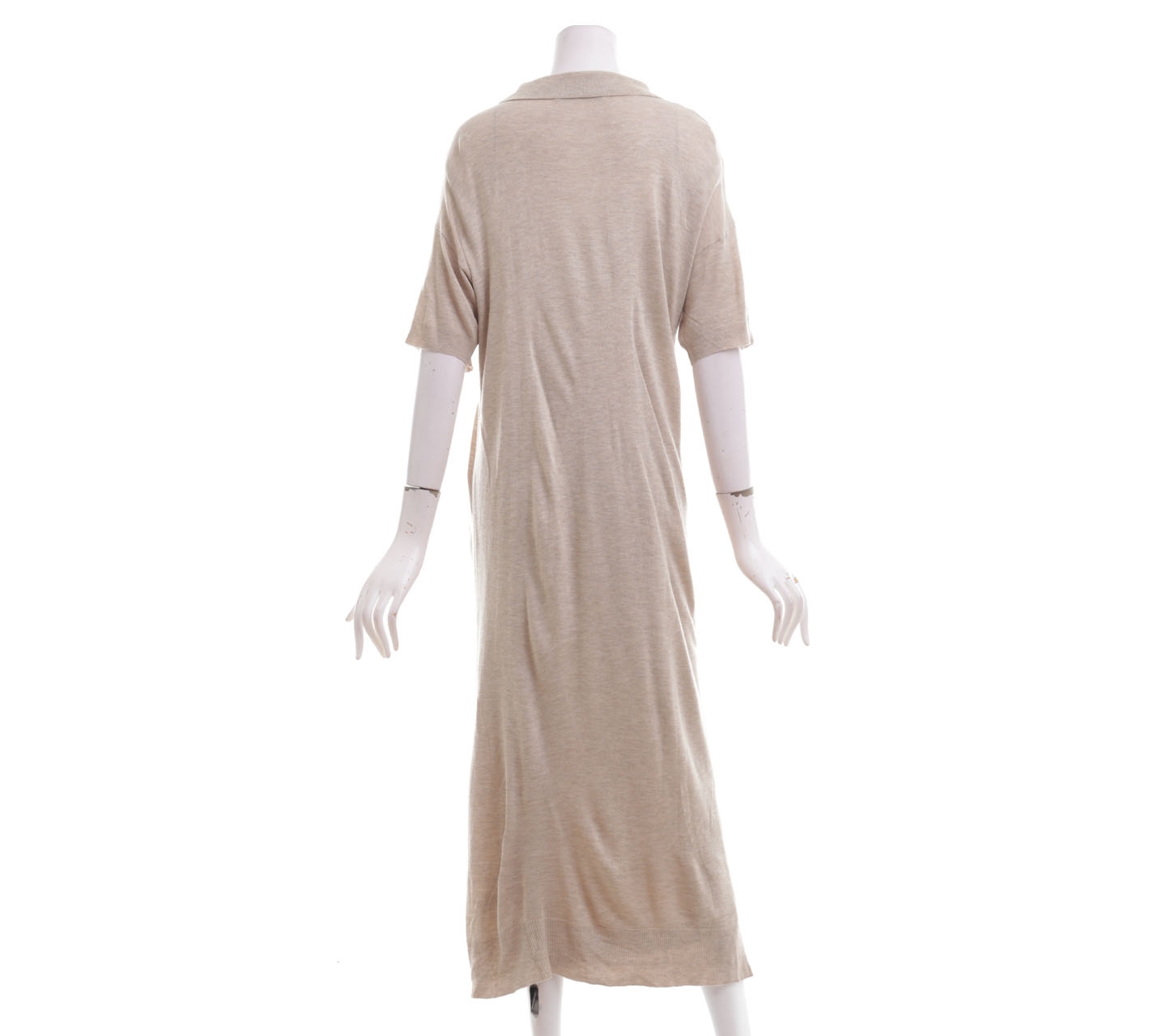Zara Beige Knit Long Dress