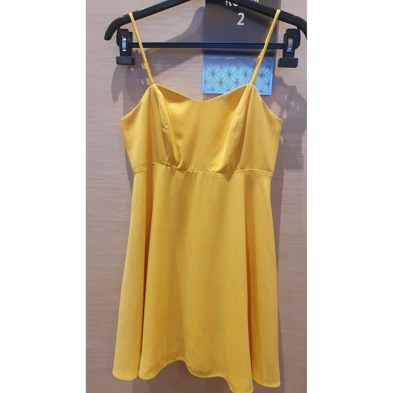 Forever 21 Yellow Mini Dress