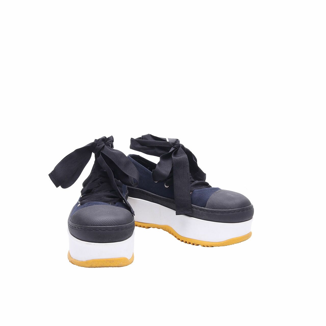 Marni Dark Blue/Black Platform Sneakers