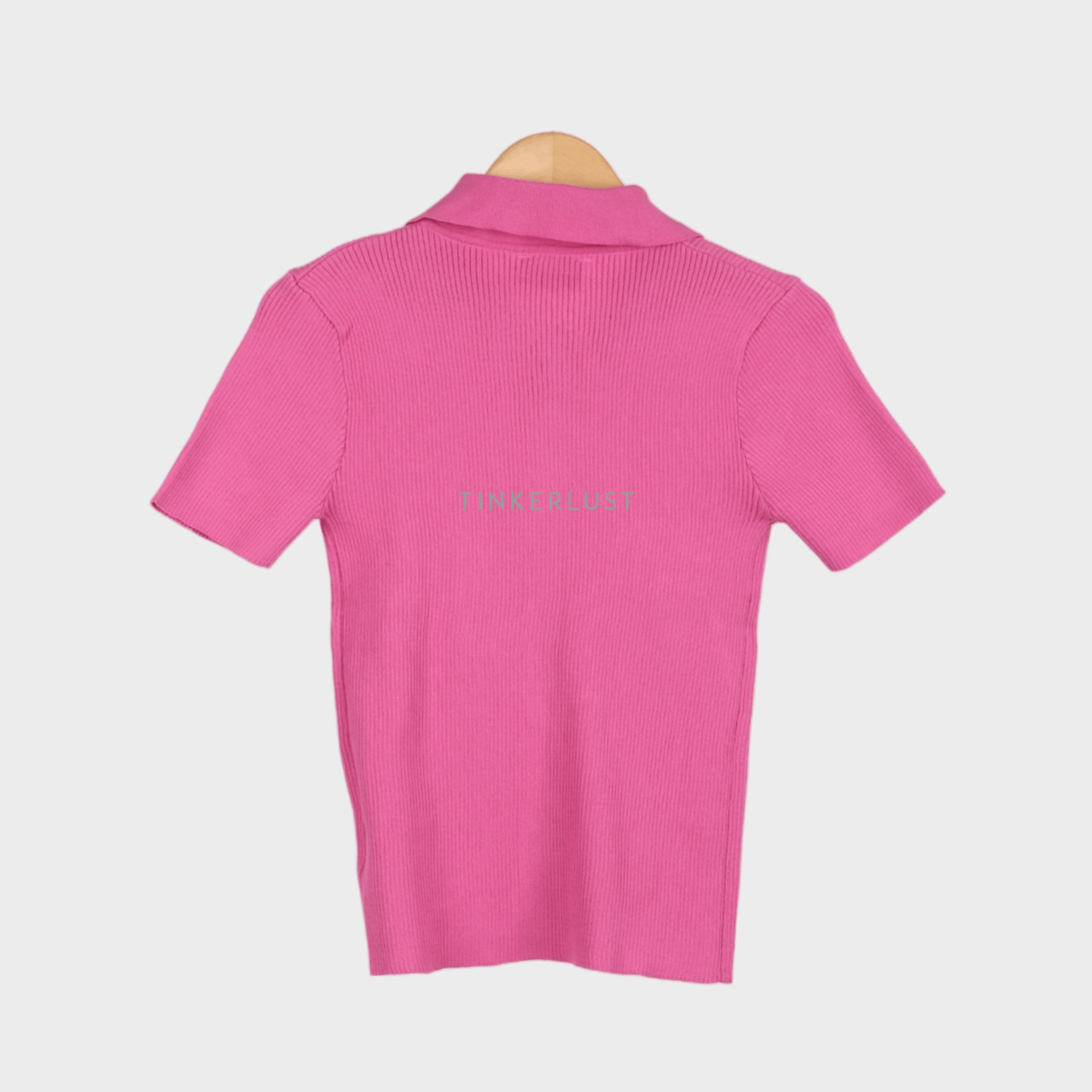 callie Pink Knit Blouse