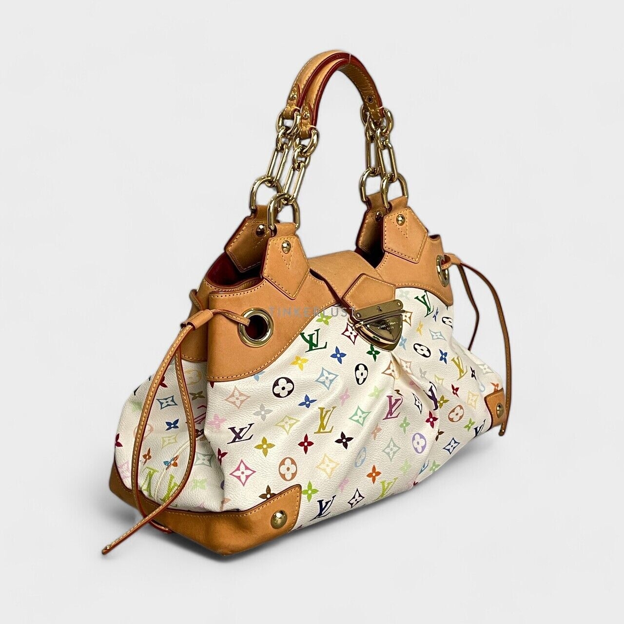 Louis Vuitton Ursula White Multicolor Monogram GHW Handbag