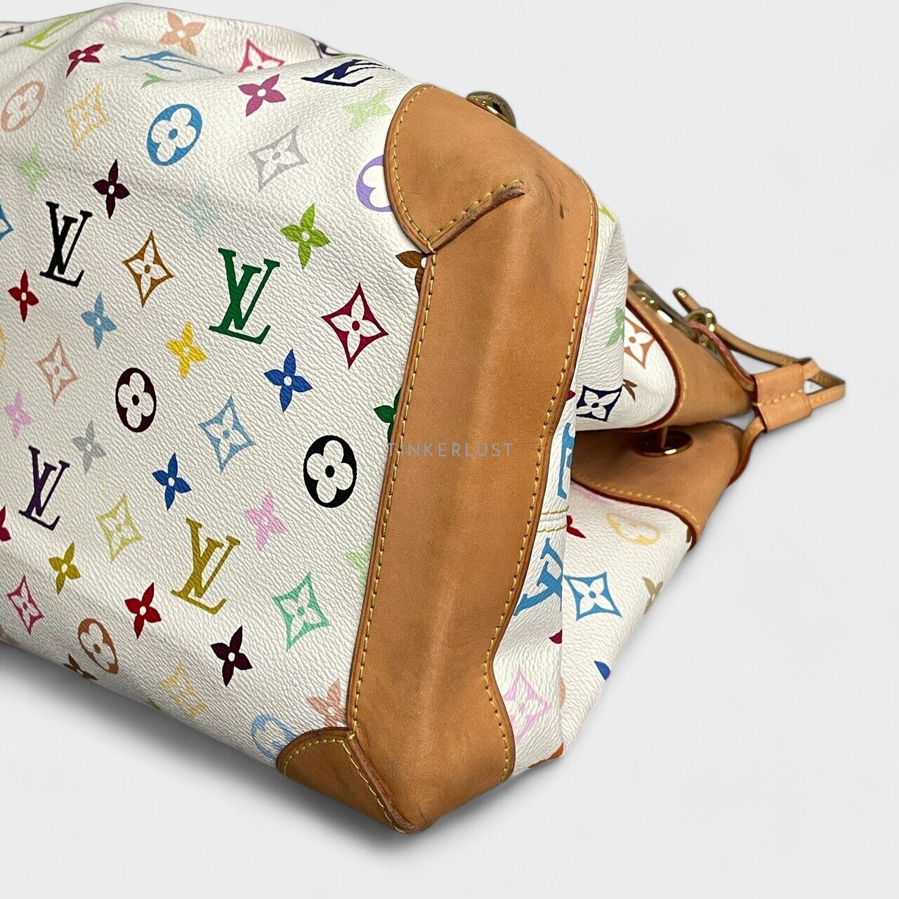 Louis Vuitton Ursula White Multicolor Monogram GHW Handbag