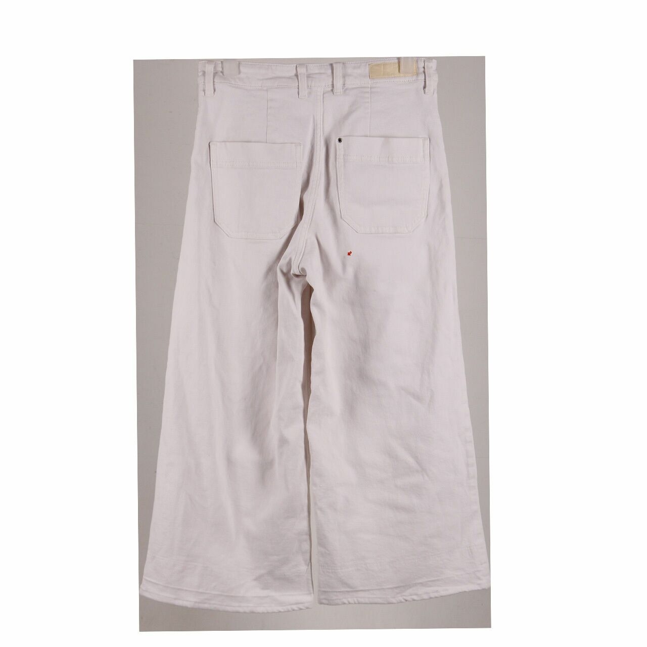 H&M White Cullote High Waist Long Pants