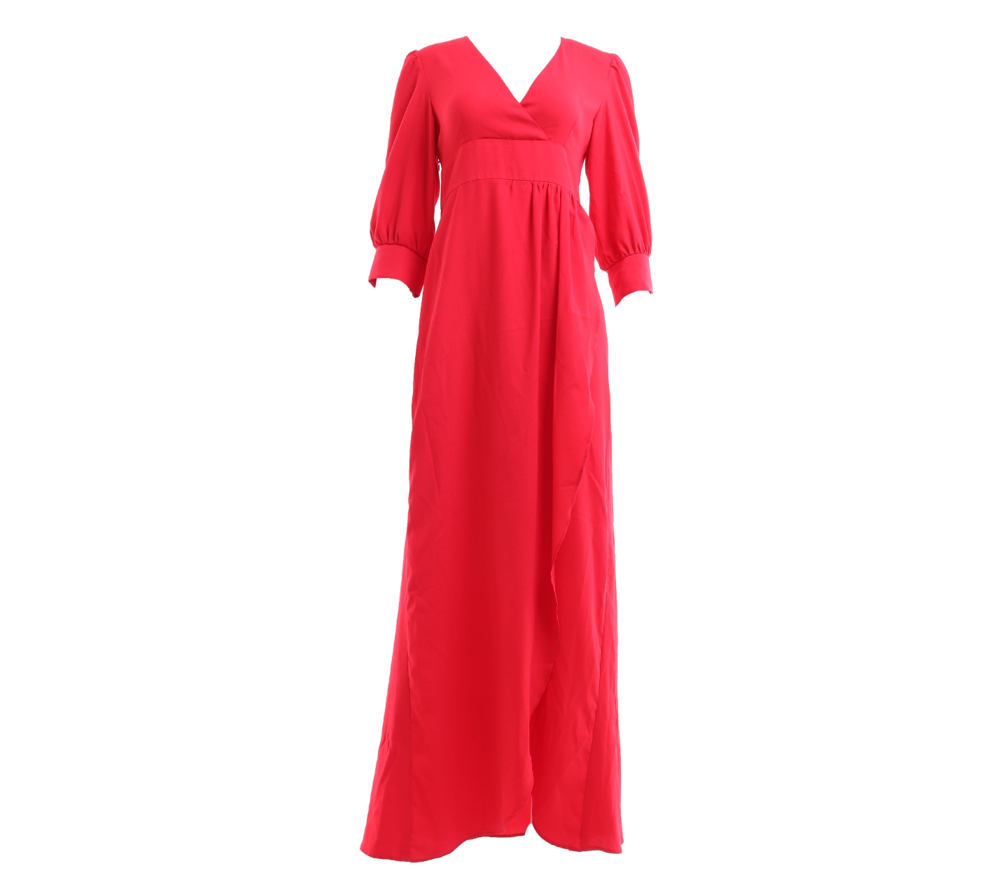 Private Collection Red Slit Long Dress