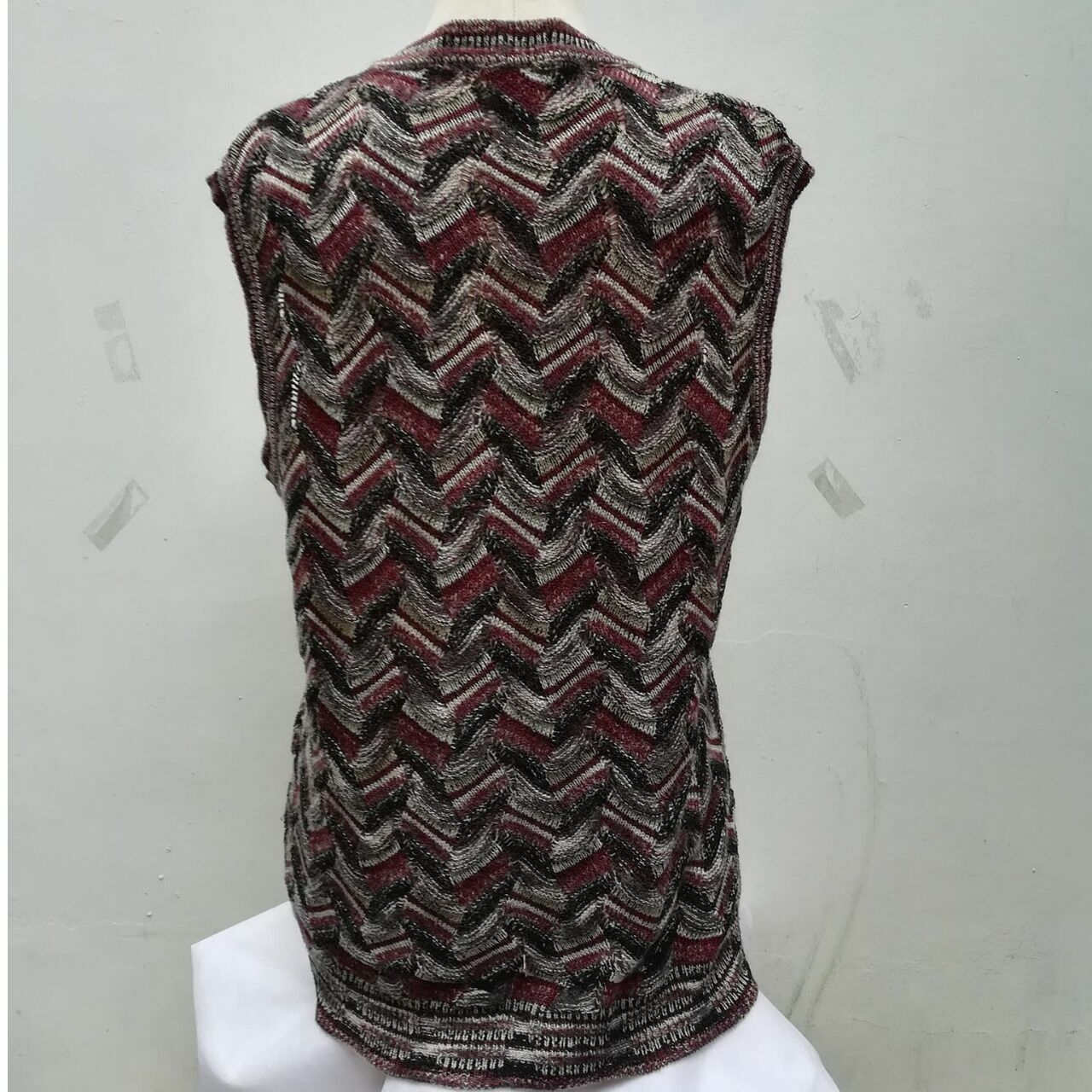Missoni Knitted Woll Geometric Vest