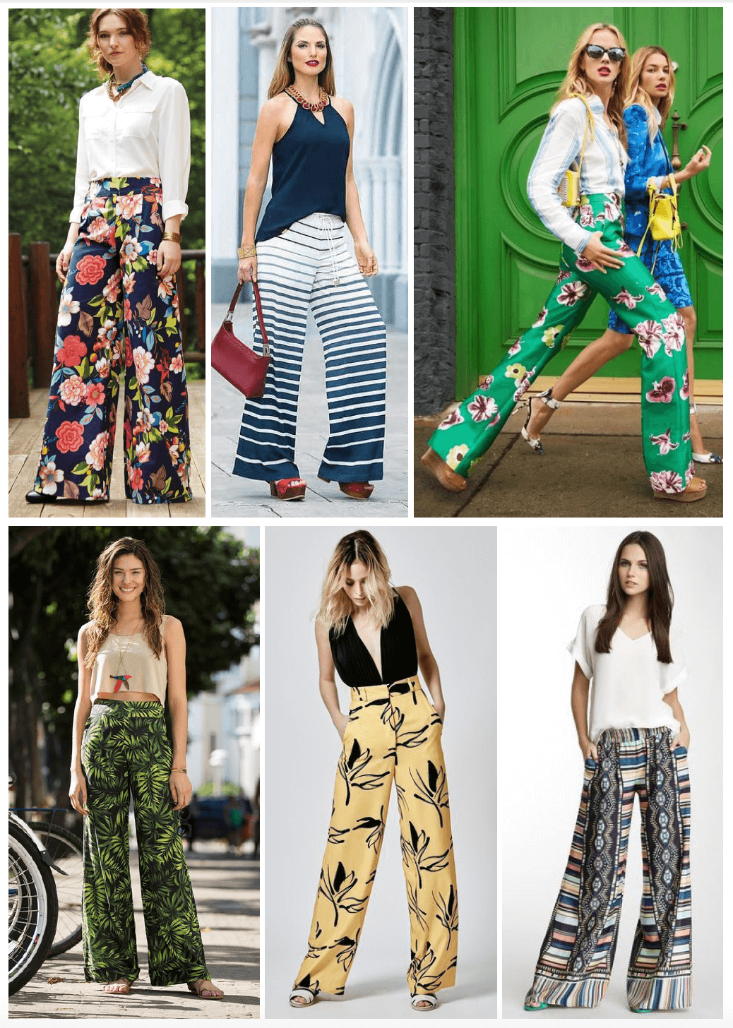 Outfit Inspirations for Wearing Wide Leg Trousers