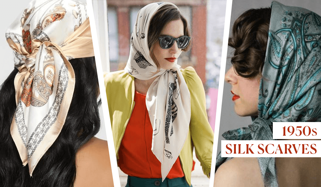 Silk Head Scarves dari tahun 1950-an