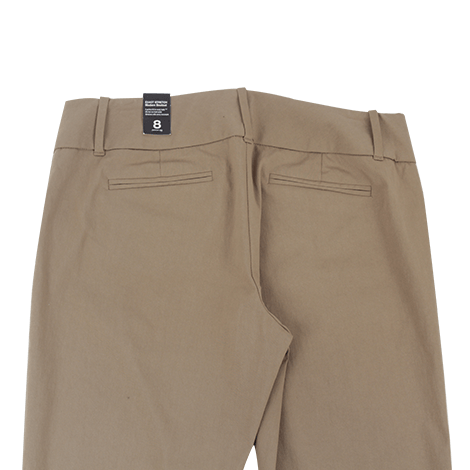 Brown Exact Stretch Modern Boot-Cut Pants