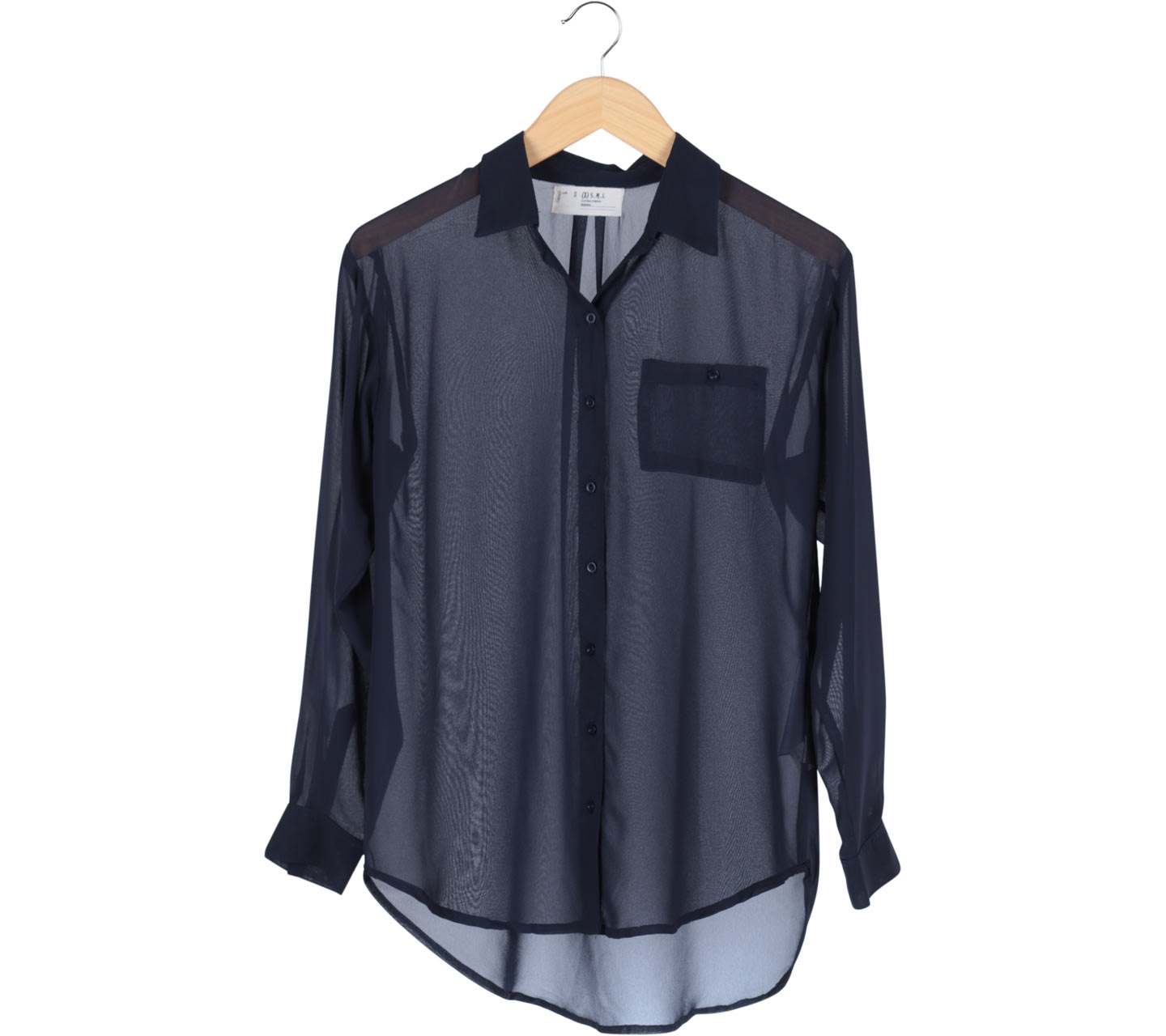 (X)SML Blue Barrel Sleeve Shirt