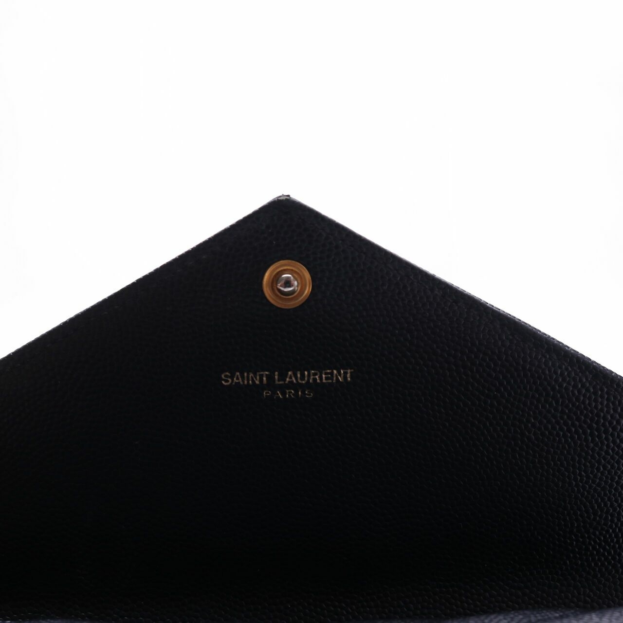 Saint Laurent Black Large Flap Wallet