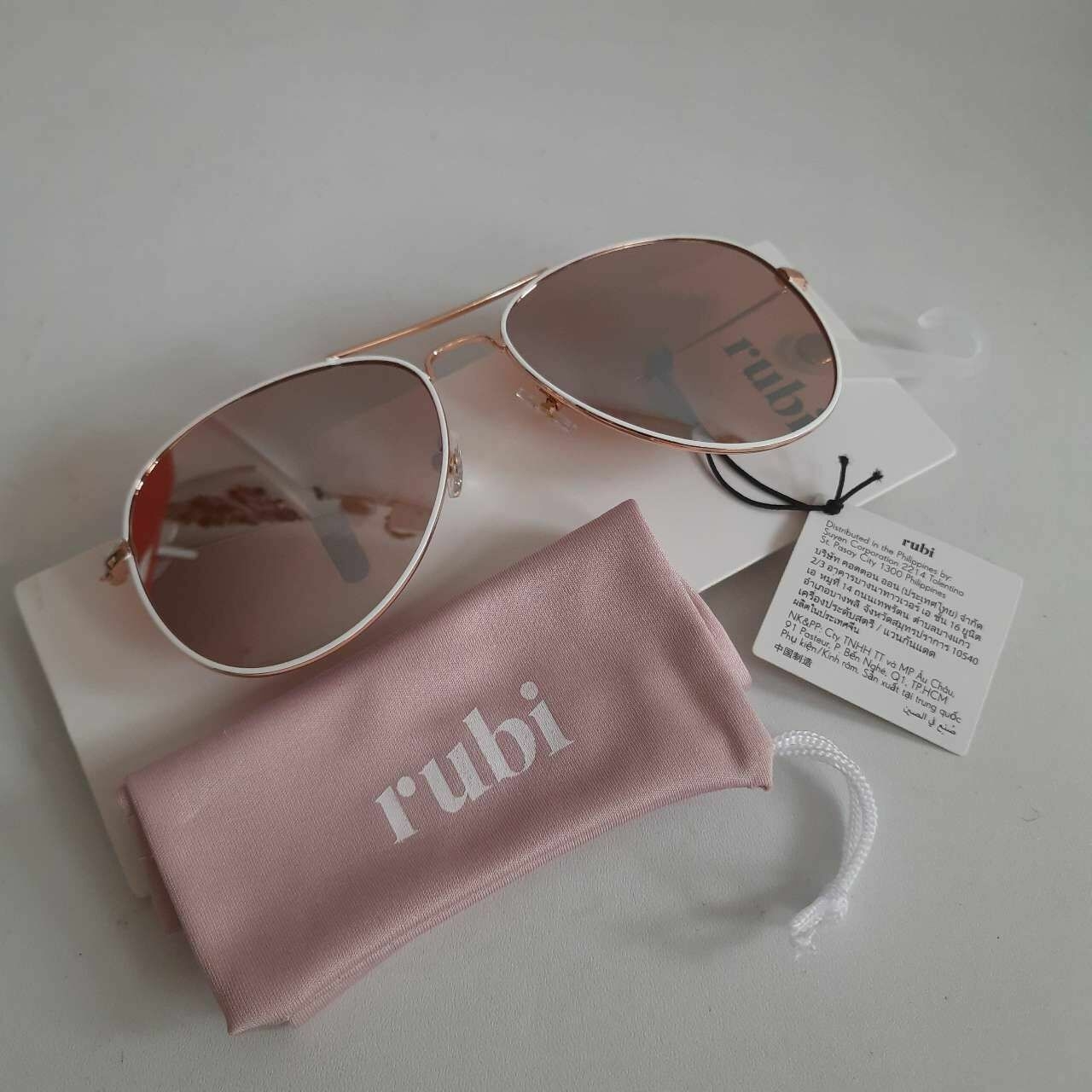 Rubi Rose Gold Sunglasses