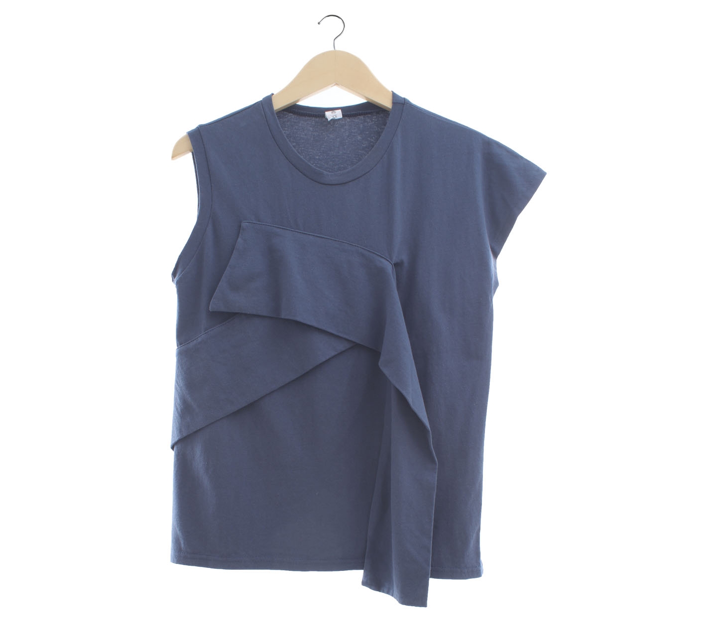 This Is April Blue Ruffle Sleeveless