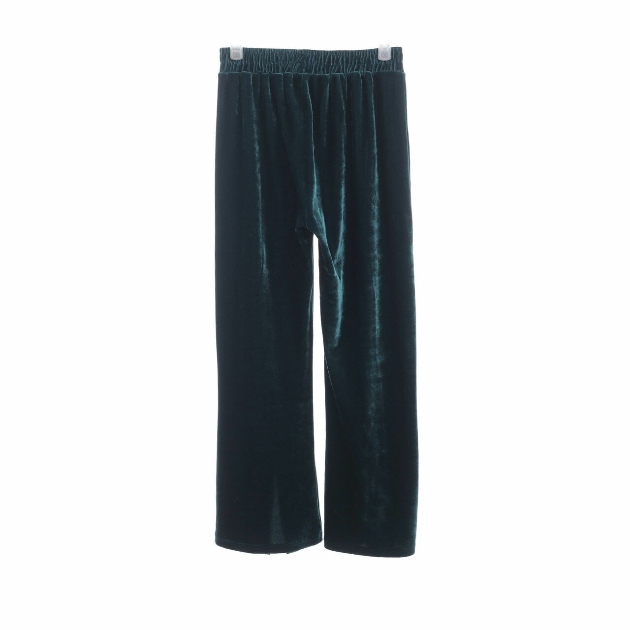 Bershka Green Velvet Long Pants