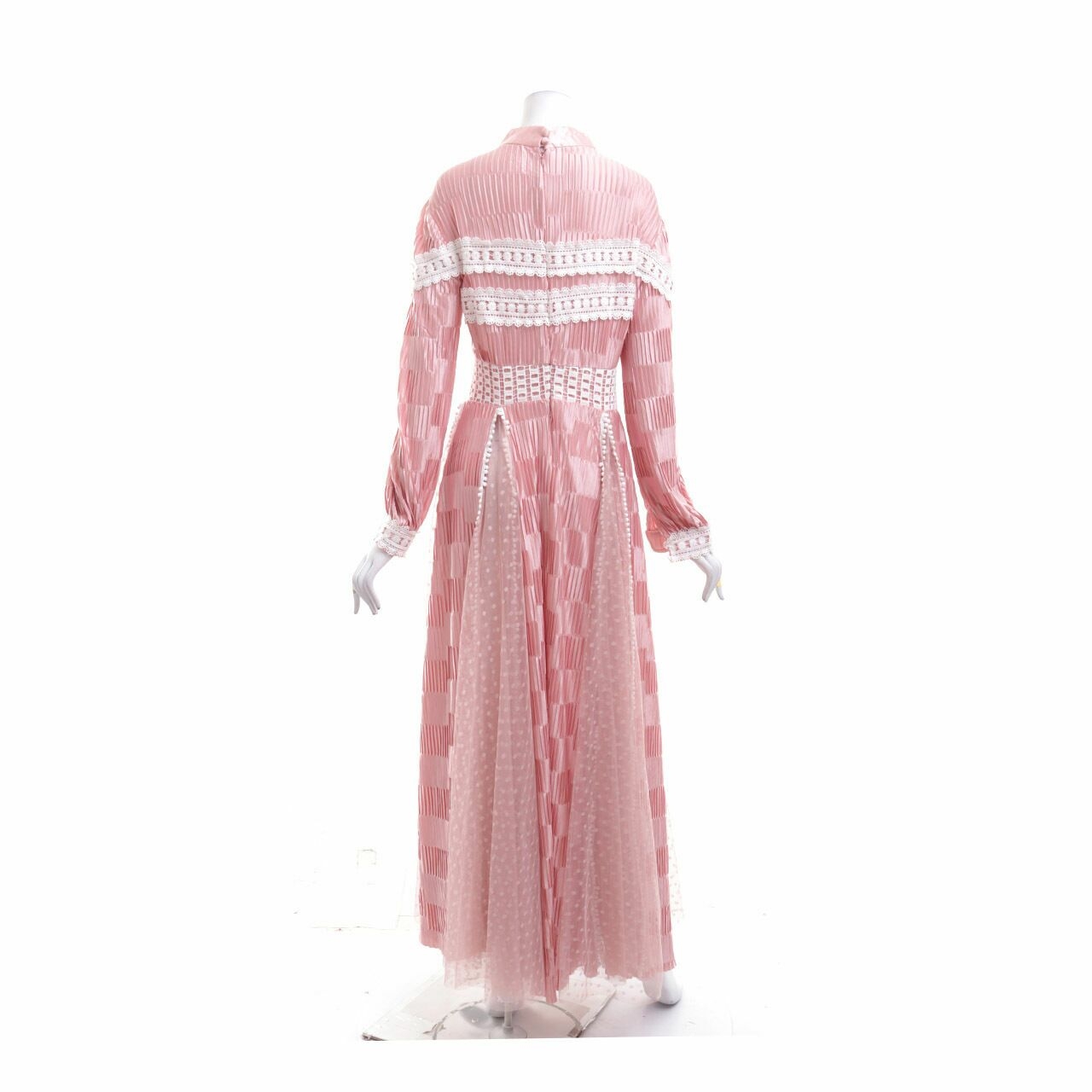 Barli Asmara Pink Tulle Long Dress