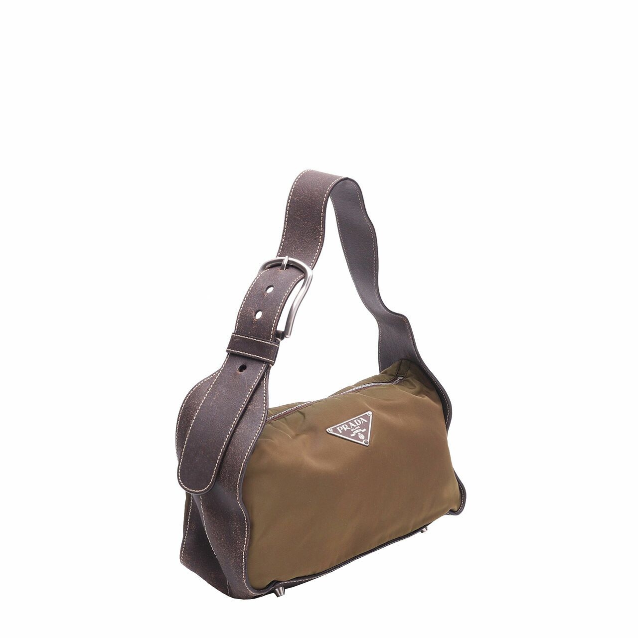 Prada Olive Shoulder Bag
