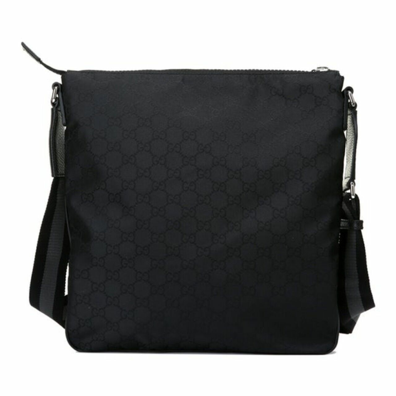 Gucci Black Plaid Sling Bag