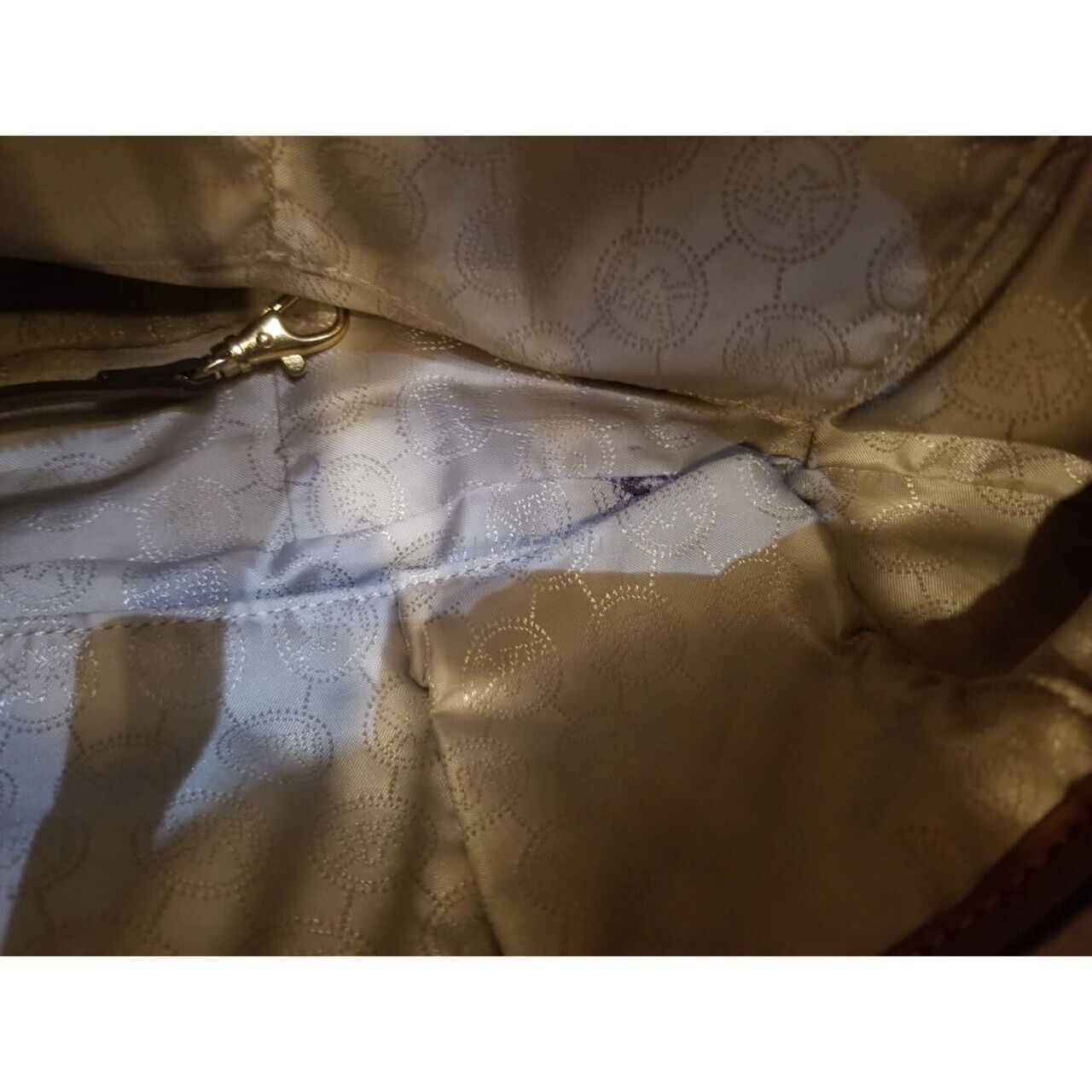 Michael Kors Rhea Zip Tan Shoulder Bag