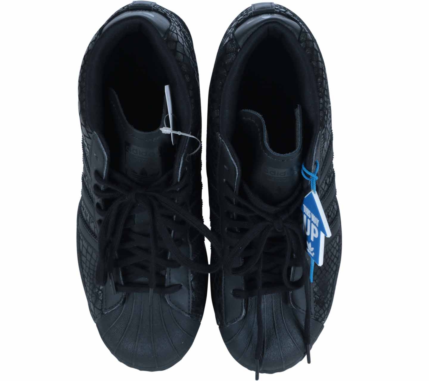 Adidas Black Superstar Up Sneakers