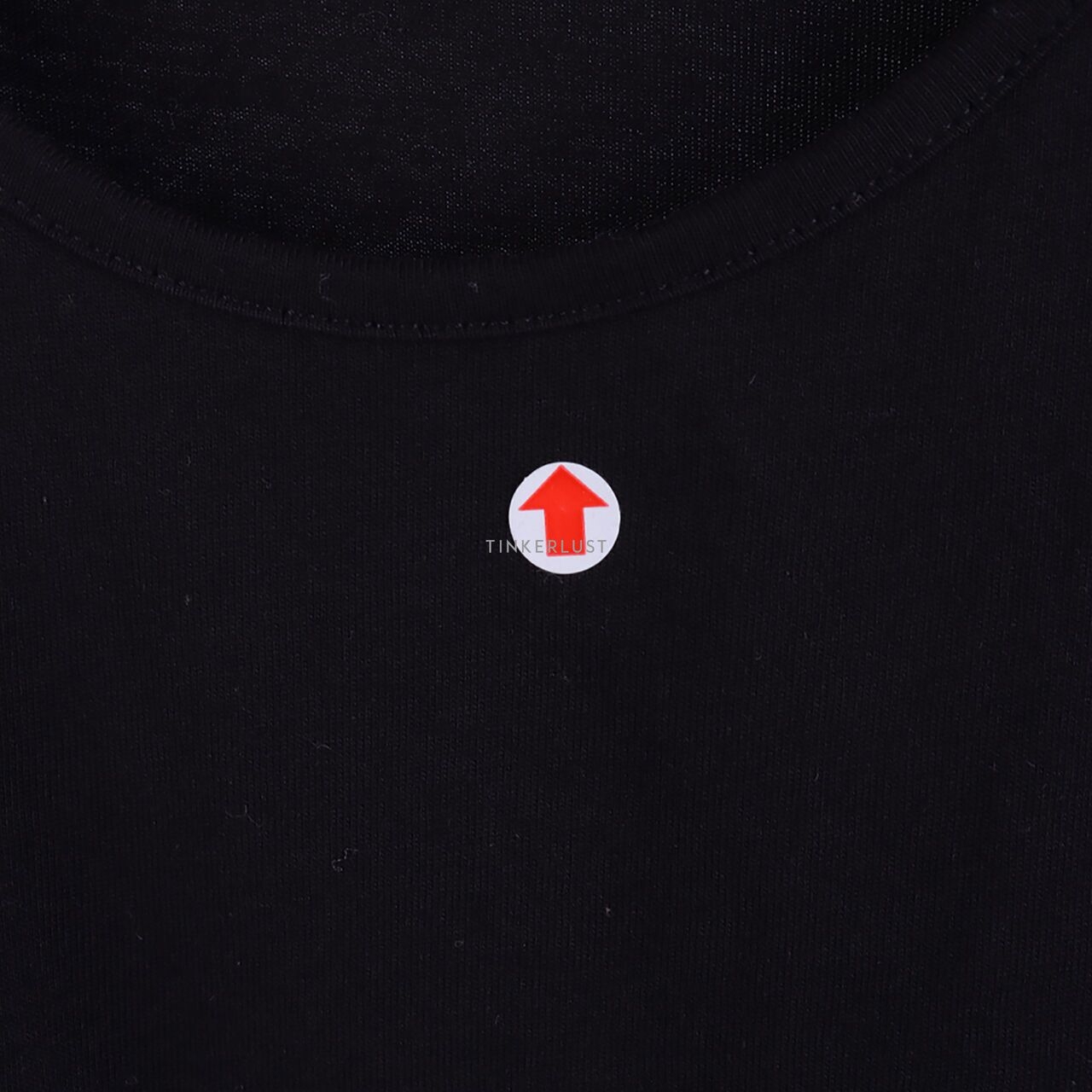 Balmain Logo Printed Shoulder Button Detail Sleeveless Black Cotton T-Shirt
