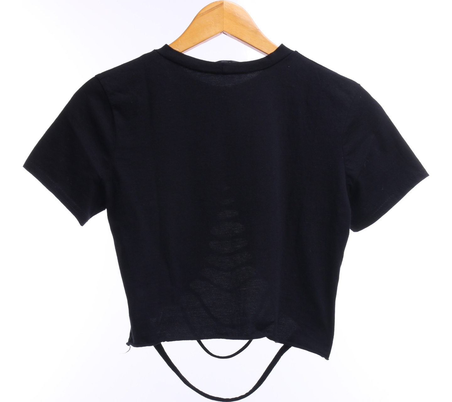 Stylewise Black Cropped Blouse