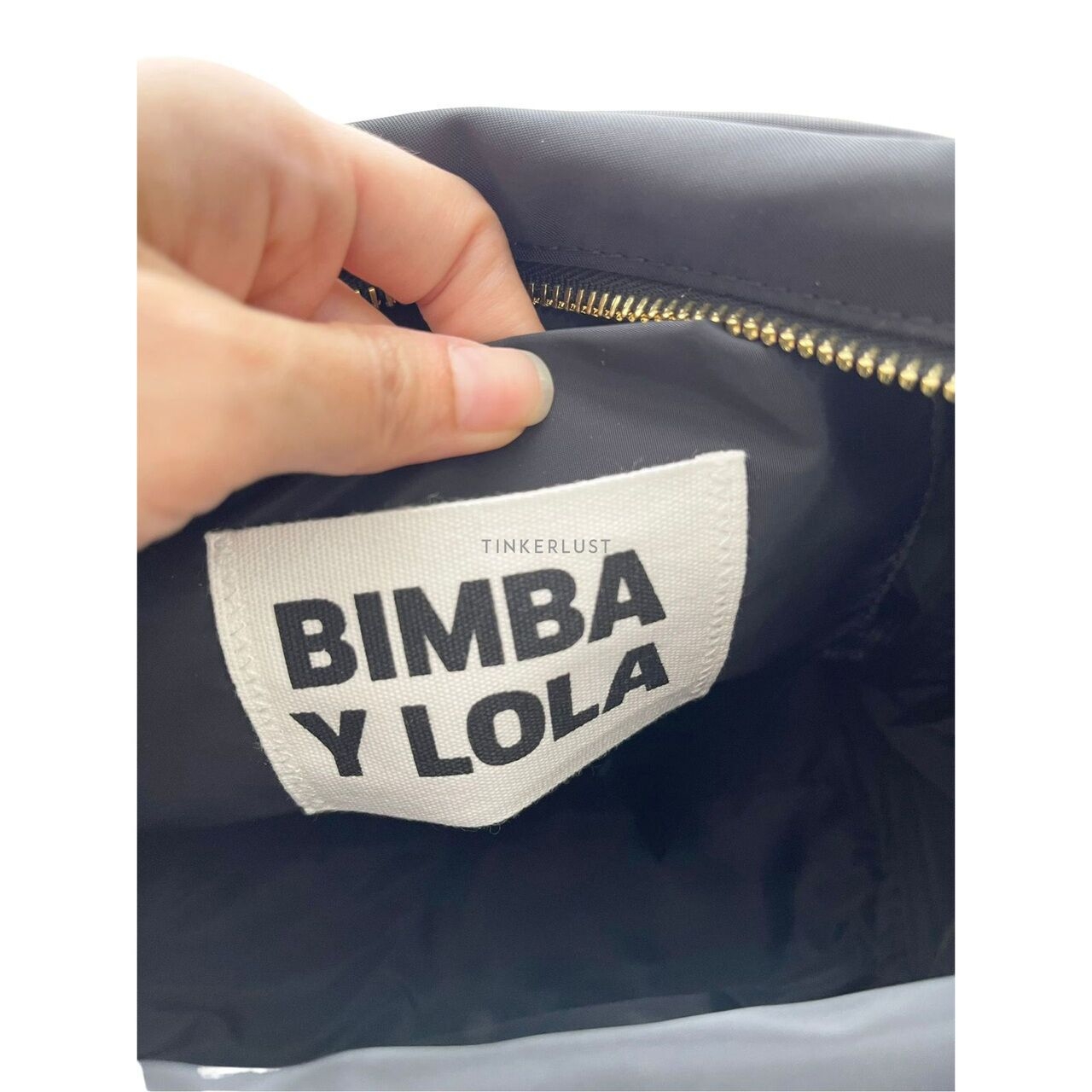 Bimba Y Lola Black GHW Sling Bag